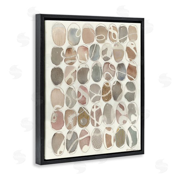 Stupell Industries Kim Rupe | Abstract Patterned Rock Shapes