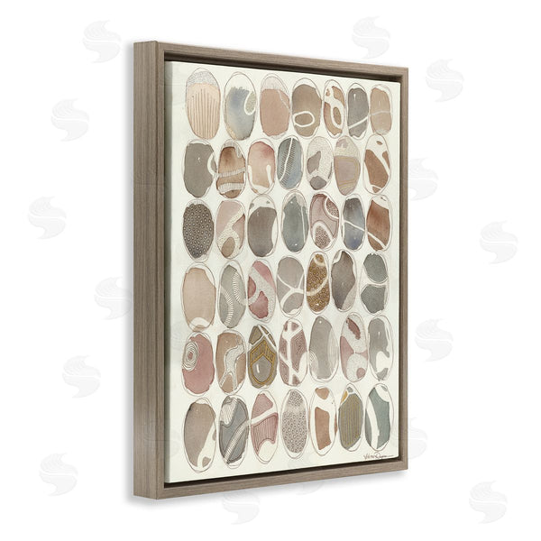Stupell Industries Kim Rupe | Abstract Patterned Rock Shapes