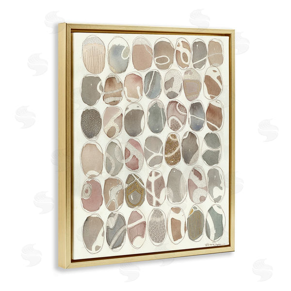 Stupell Industries Kim Rupe | Abstract Patterned Rock Shapes