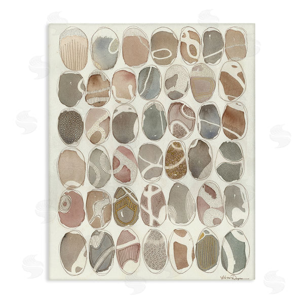stupell industries Kim Rupe | Abstract Patterned Rock Shapes