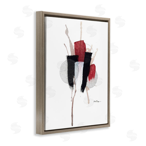 Stupell Industries Kim Rupe | Abstract Stained Pointillism Shapes
