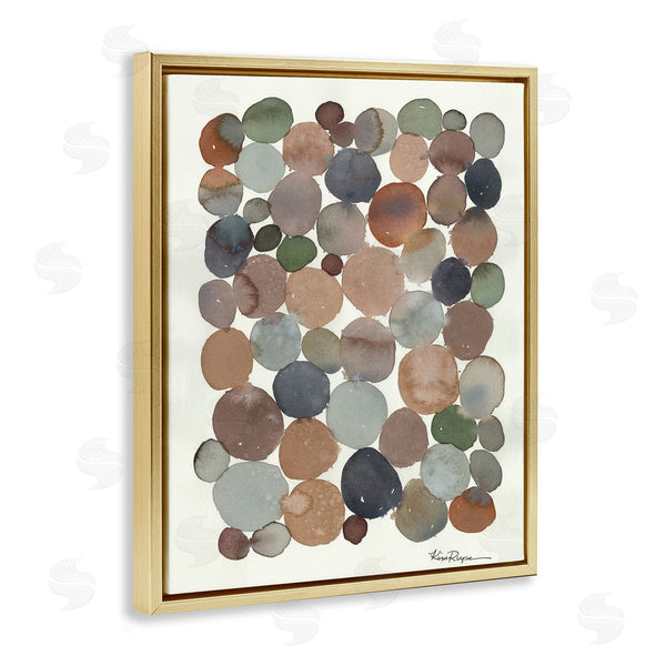 Stupell Industries Kim Rupe | Earth Tone Organic Circles