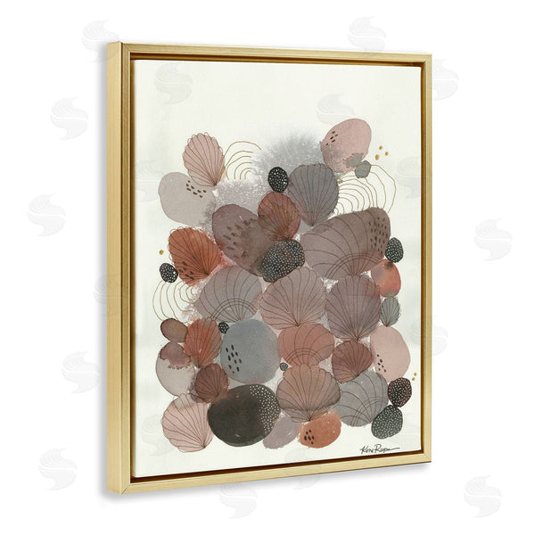 Stupell Industries Kim Rupe | Warm Abstract Stones And Shells