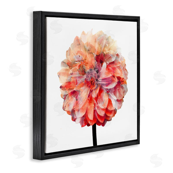 Stupell Industries Kimberly Allen | Bright Coral Watercolor Bloom