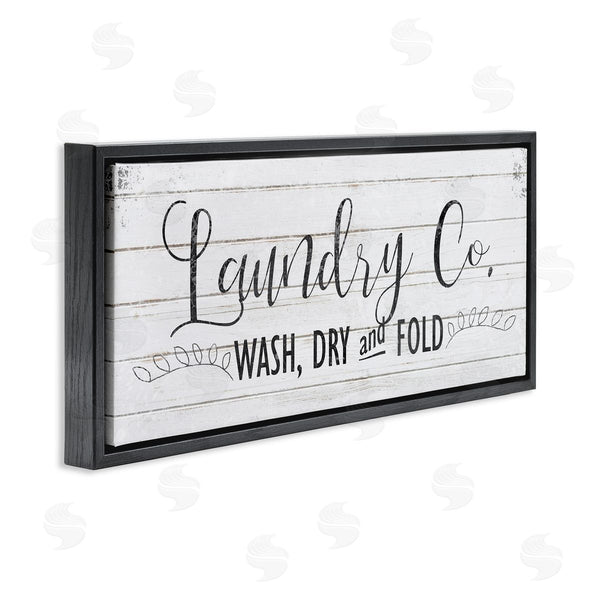 Stupell Industries Kimberly Allen | Laundry Wash Dry & Fold