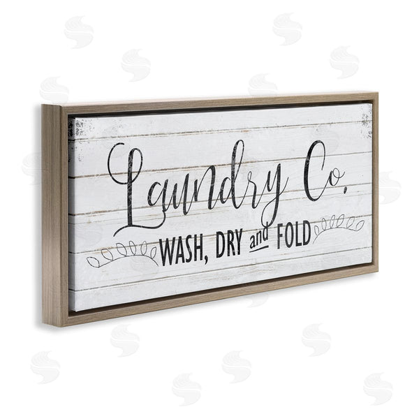 Stupell Industries Kimberly Allen | Laundry Wash Dry & Fold
