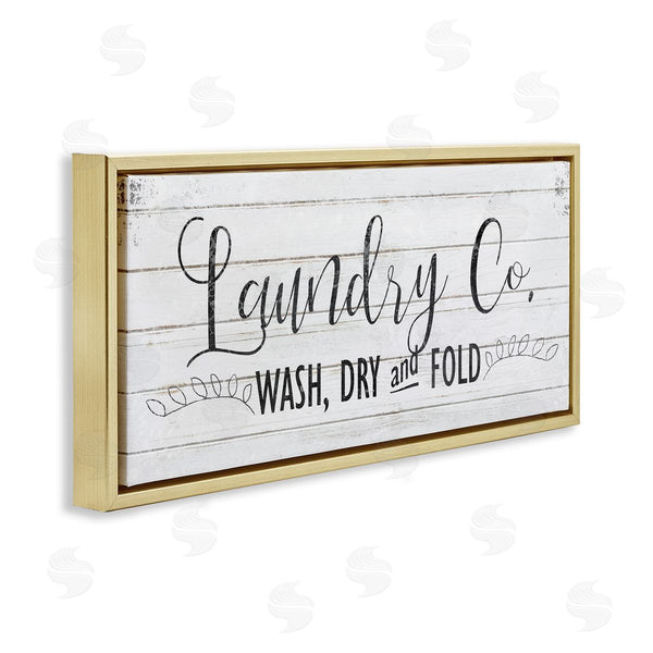 Stupell Industries Kimberly Allen | Laundry Wash Dry & Fold