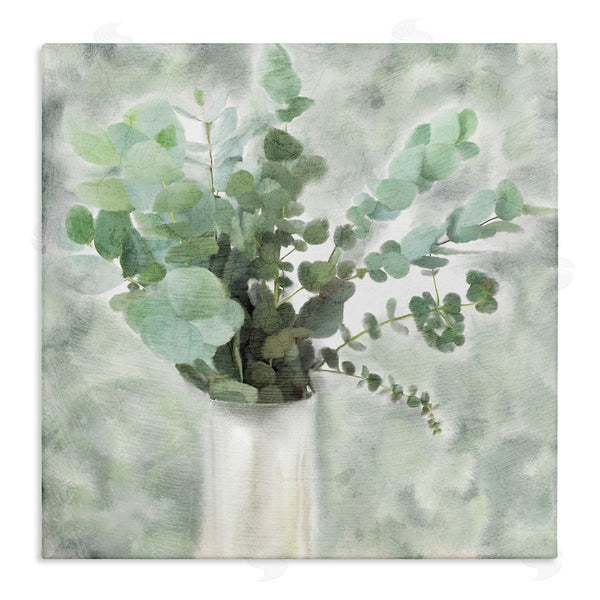 stupell industries Kimberly Allen | Sage Green Painterly Eucalyptus