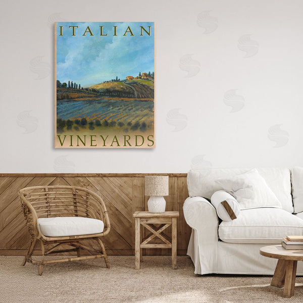 Stupell Industries Kingsley | Italian Vineyards Vintage Poster Wall Art