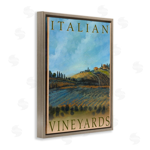 Stupell Industries Kingsley | Italian Vineyards Vintage Poster Wall Art