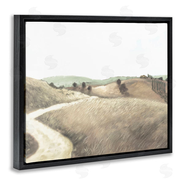 Stupell Industries Kingsley | Rural Hill Slopes Perspective Trail Wheat Grasslands Path Wall Art