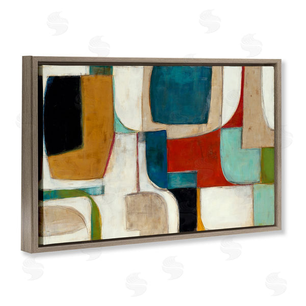 Stupell Industries Kippi Leonard | Abstract Cubism Shapes