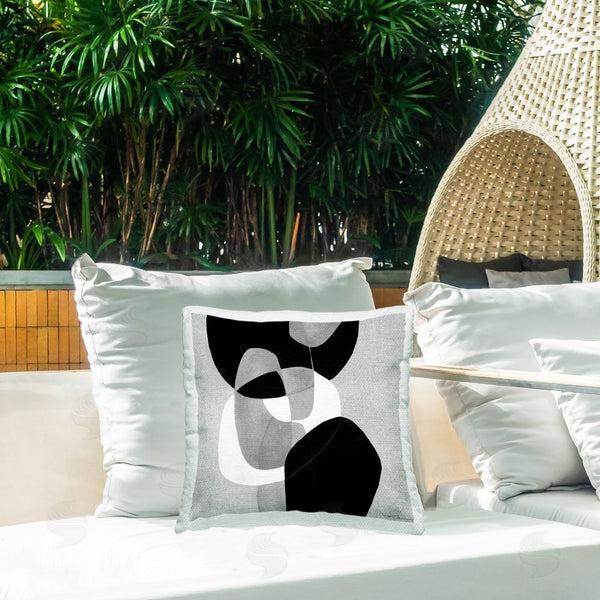 Stupell Industries Kippi Leonard | Abstract Sharp Cutouts Printed Throw Pillow