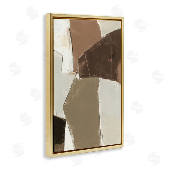 Stupell Industries Kippi Leonard | Contemporary Neutral Earth Tones