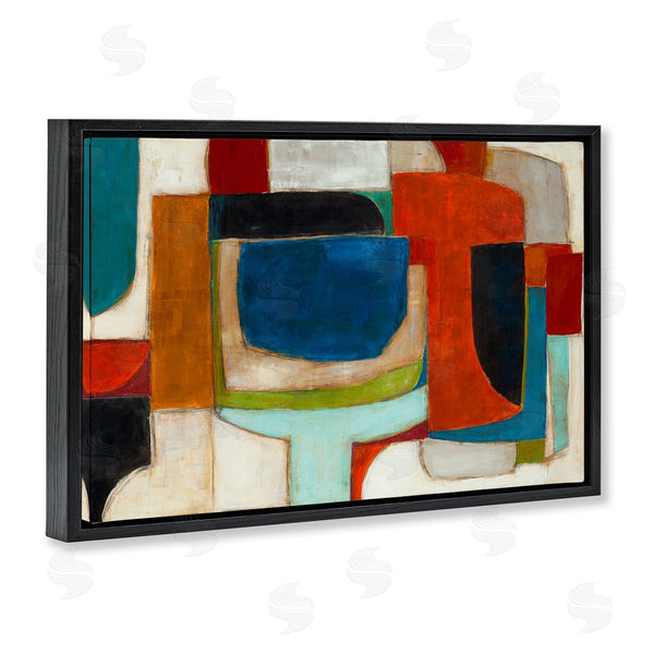 Stupell Industries Kippi Leonard | Geometric Cubist Abstraction