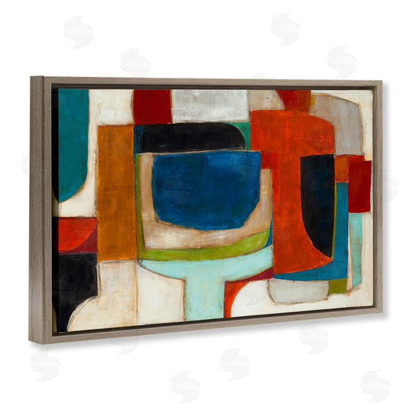 Stupell Industries Kippi Leonard | Geometric Cubist Abstraction