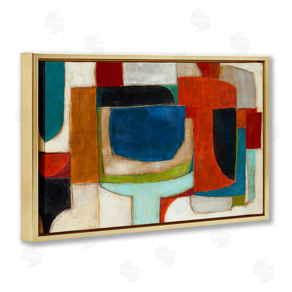 Stupell Industries Kippi Leonard | Geometric Cubist Abstraction