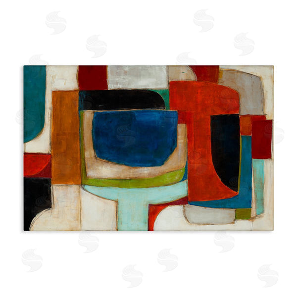 stupell industries Kippi Leonard | Geometric Cubist Abstraction
