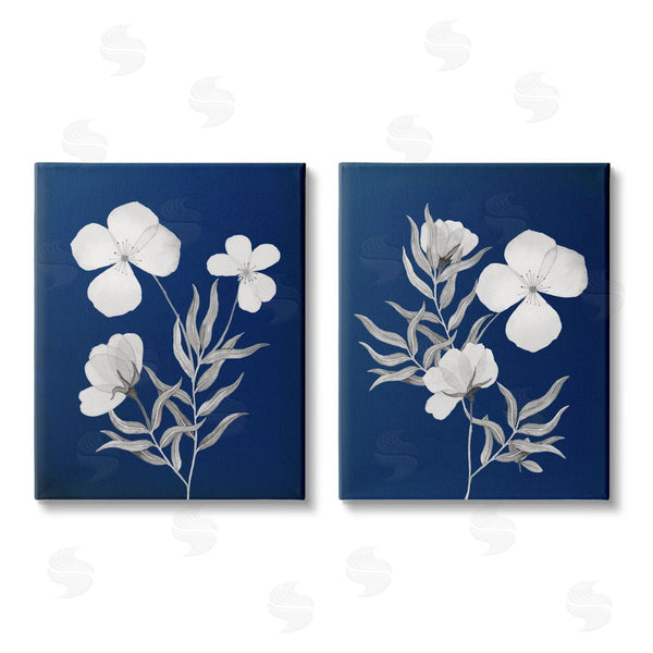 stupell industries Kourtni Gunn | Bold White Anemone Sprigs Wall Art