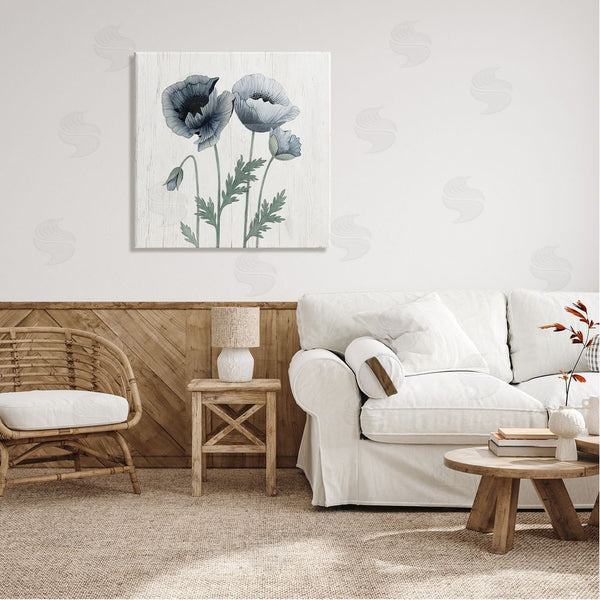 Stupell Industries Kourtni Gunn | Spring Poppy Blossoms Budding Flowers Rustic Design Wall Art