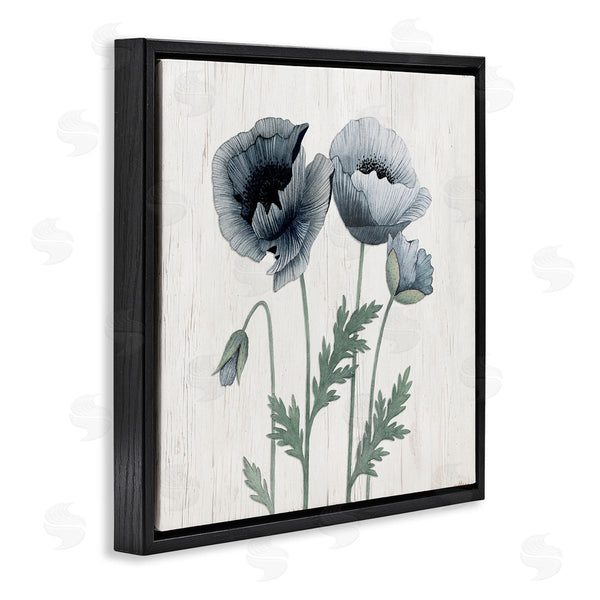 Stupell Industries Kourtni Gunn | Spring Poppy Blossoms Budding Flowers Rustic Design Wall Art