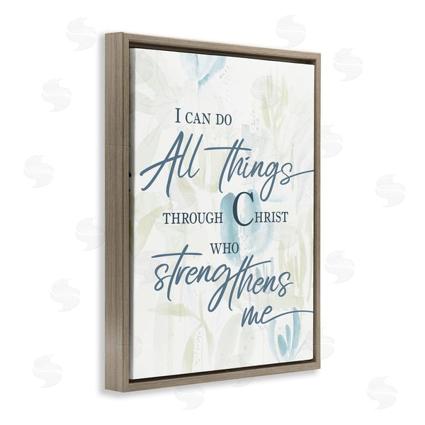 Stupell Industries Krinlox | All Things Through Christ Wall Art