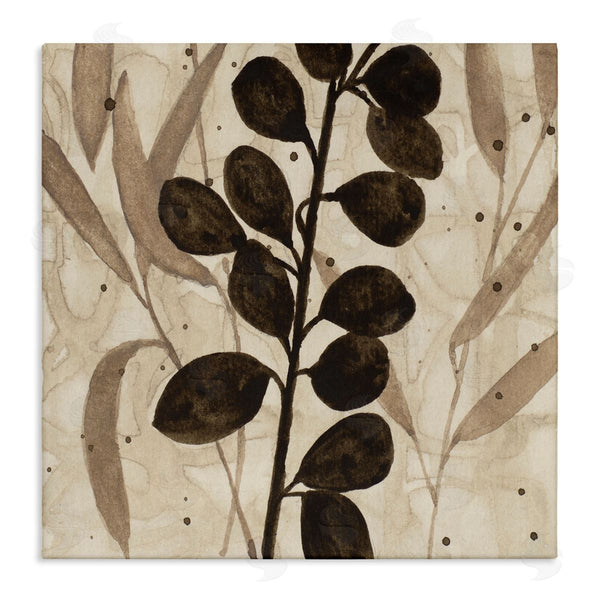 stupell industries Krinlox | Beige & Brown Natural Leaves