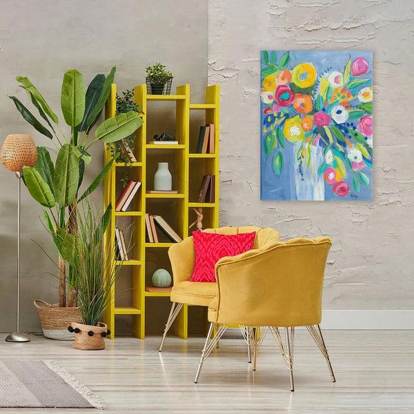 Stupell Industries Krinlox | Cheerful Blossom Energy Wall Art