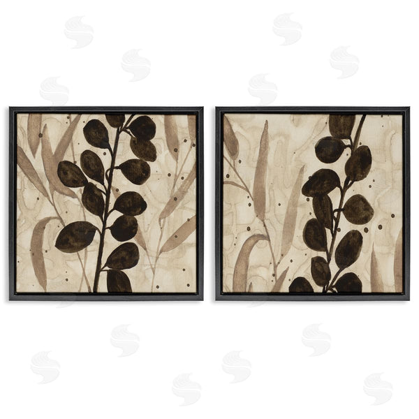 Stupell Industries Krinlox | Natural Tone Sprouting Leaves