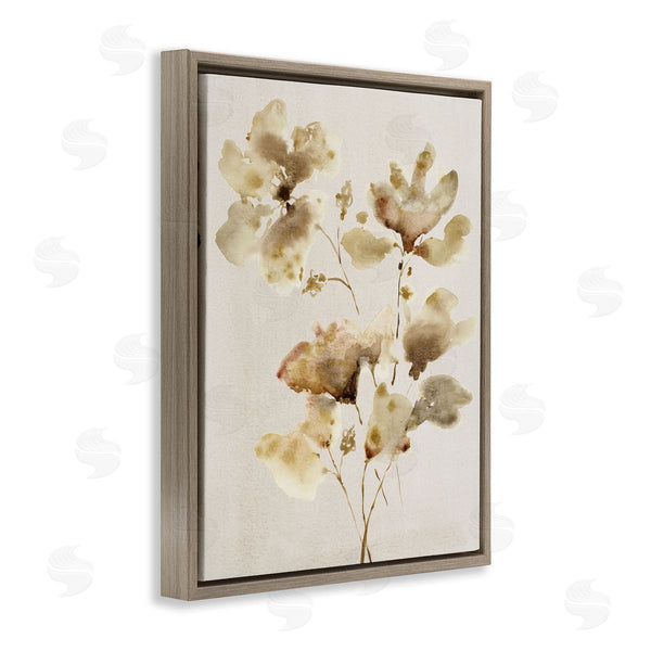 Stupell Industries Krinlox | Neutral Dappled Flower Blossoms