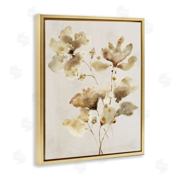 Stupell Industries Krinlox | Neutral Dappled Flower Blossoms