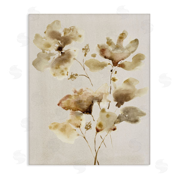 stupell industries Krinlox | Neutral Dappled Flower Blossoms