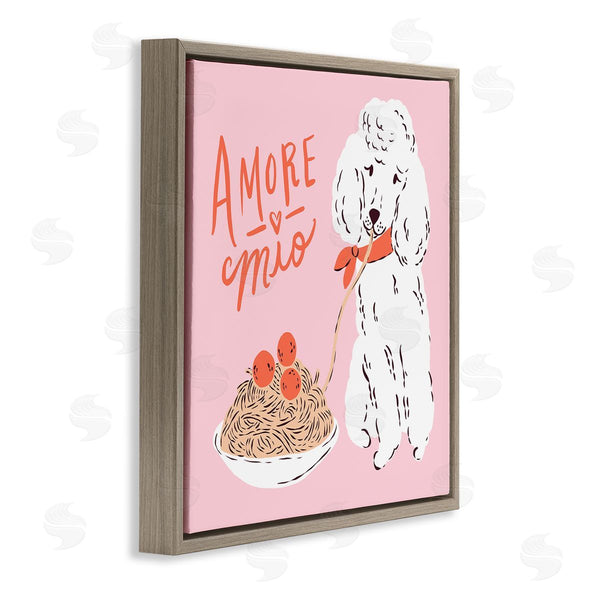 Stupell Industries Krissy Mast | Amore Mio Pasta Poodle