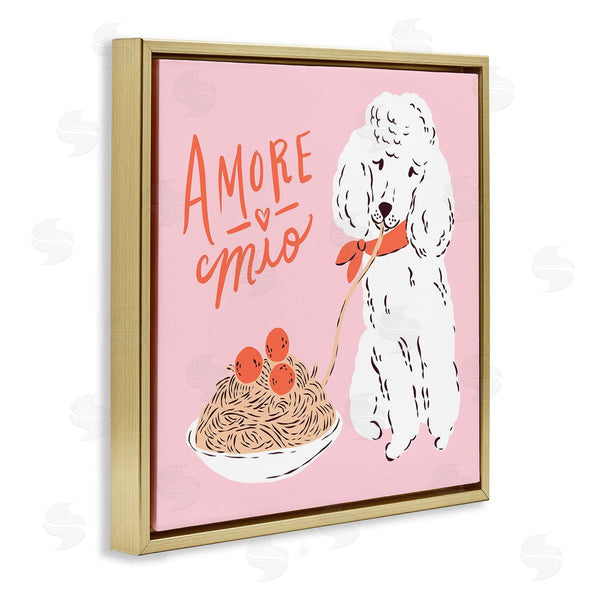 Stupell Industries Krissy Mast | Amore Mio Pasta Poodle