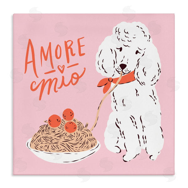stupell industries Krissy Mast | Amore Mio Pasta Poodle