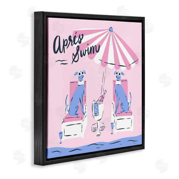Stupell Industries Krissy Mast | Apres Swim Greyhounds Wall Art