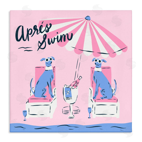 stupell industries Krissy Mast | Apres Swim Greyhounds Wall Art