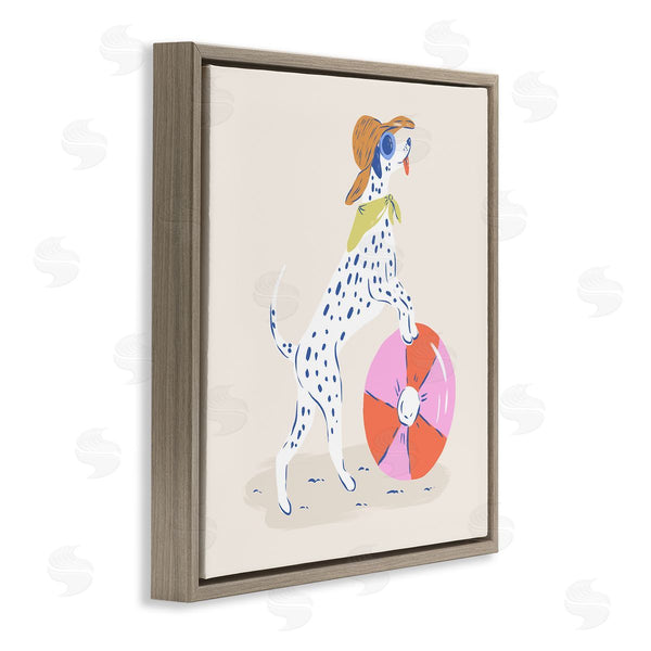 Stupell Industries Krissy Mast | Beach Ball Dalmatian