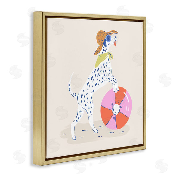 Stupell Industries Krissy Mast | Beach Ball Dalmatian