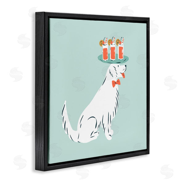 Stupell Industries Krissy Mast | Drink Tray Dog Server