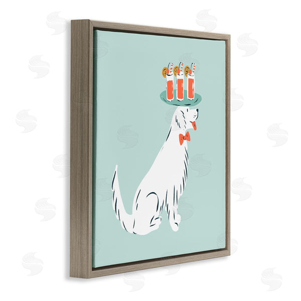 Stupell Industries Krissy Mast | Drink Tray Dog Server