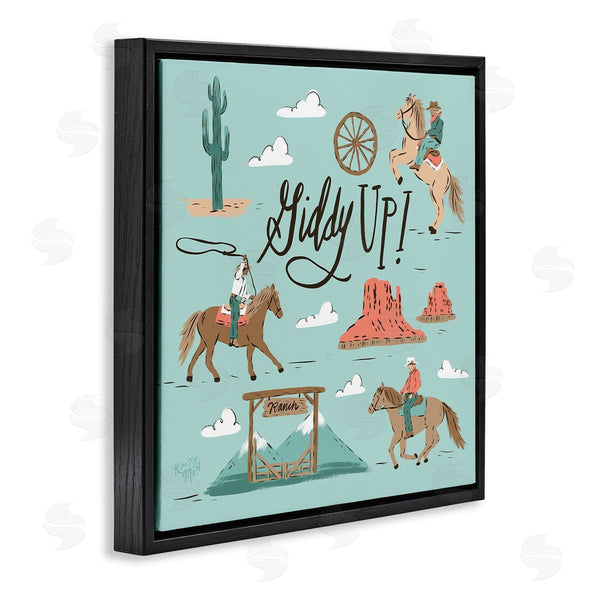 Stupell Industries Krissy Mast | Giddy Up Cowboys & Ranch