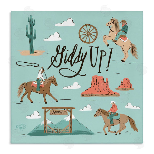 stupell industries Krissy Mast | Giddy Up Cowboys & Ranch