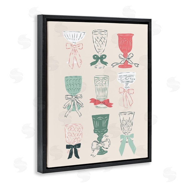 Stupell Industries Krissy Mast | Holiday Cocktail Chalice & Goblets