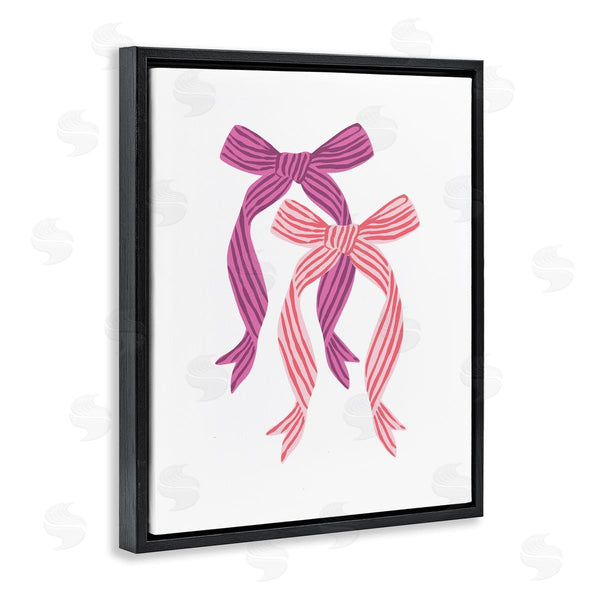 Stupell Industries Krissy Mast | Magenta & Red Double Bow