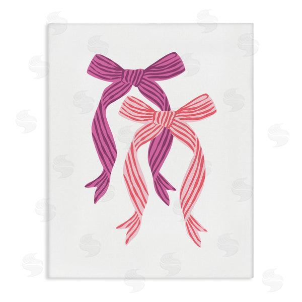 stupell industries Krissy Mast | Magenta & Red Double Bow