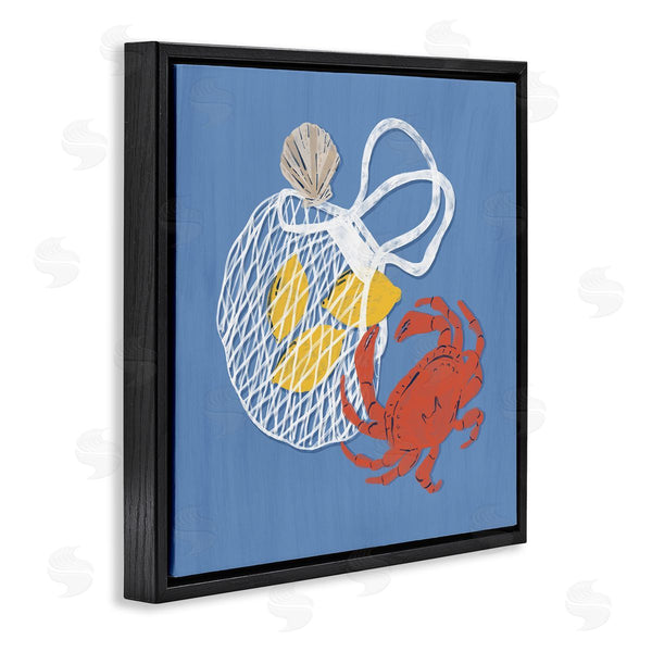 Stupell Industries Krissy Mast | Nautical Crab & Lemons Wall Art