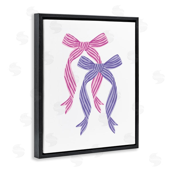 Stupell Industries Krissy Mast | Pink And Purple Double Bow