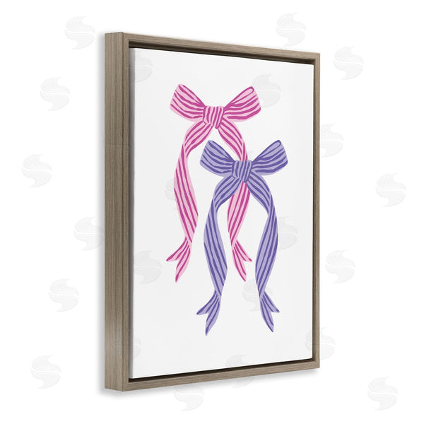 Stupell Industries Krissy Mast | Pink And Purple Double Bow