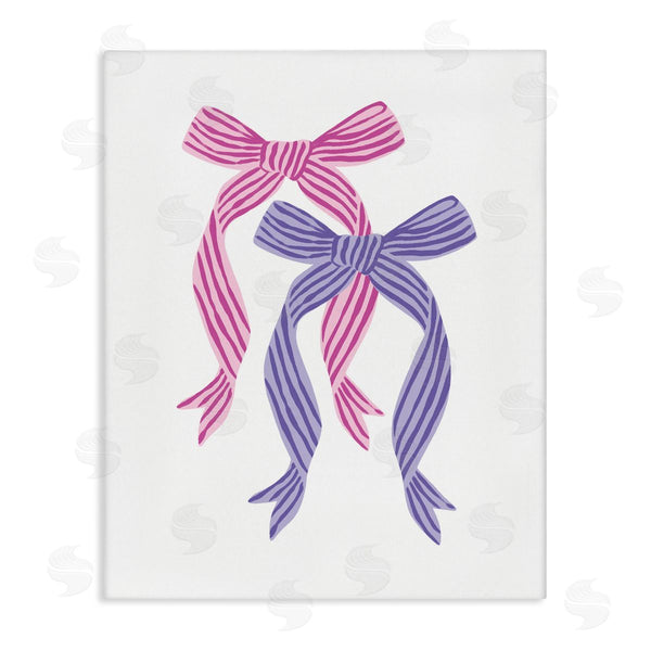 stupell industries Krissy Mast | Pink and Purple Double Bow